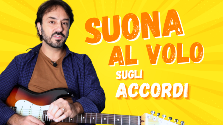 Suona al volo sugli accordi